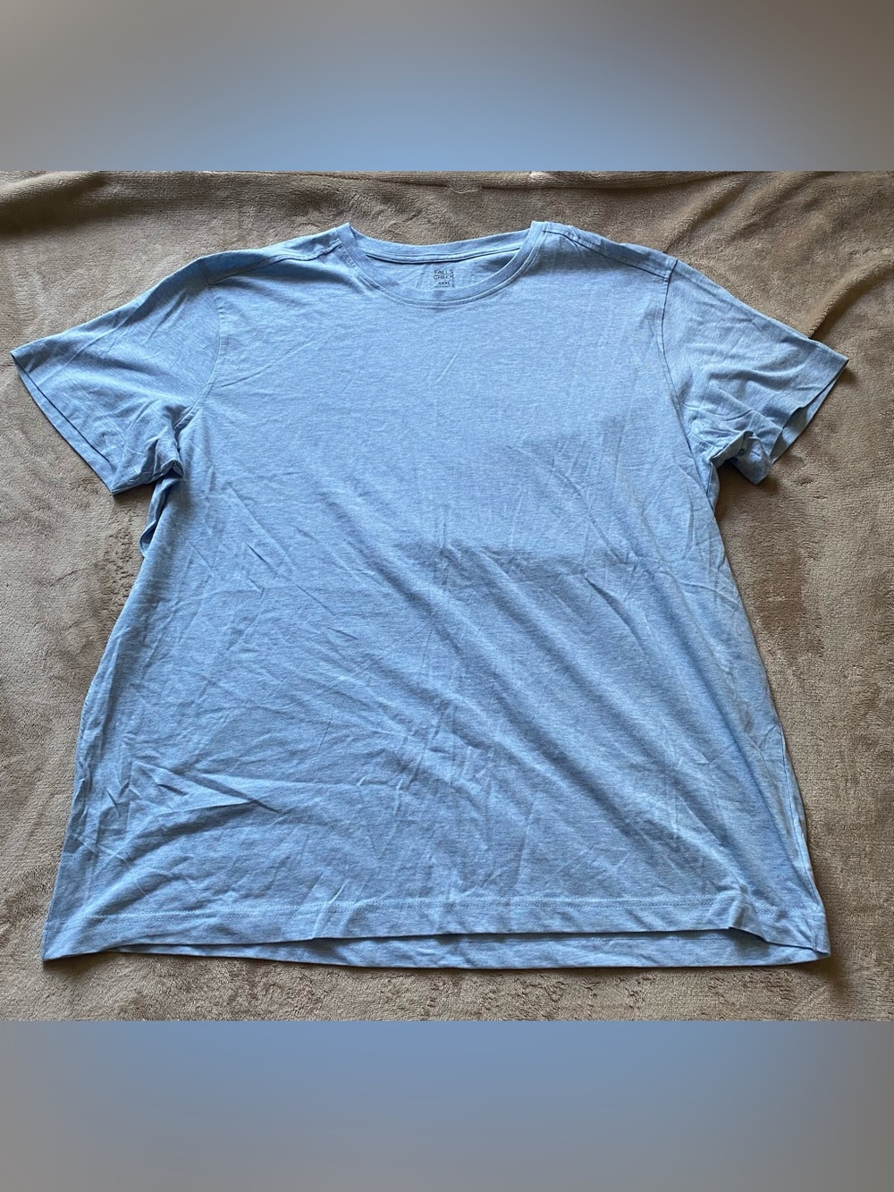 Falls Creek Light Blue Short Sleeve Crew Neck Tee